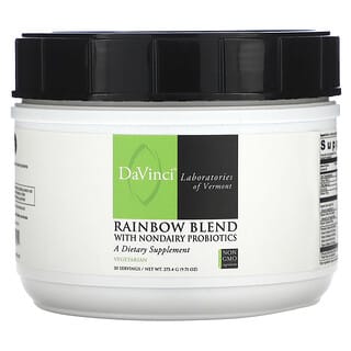 DaVinci Laboratories of Vermont, Rainbow Blend With Non Dairy Probiotics, 275,4 g (9,71 oz.)