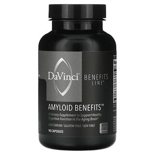 DaVinci Laboratories of Vermont, Benefits Line, Amyloid Benefits, 90 Capsules