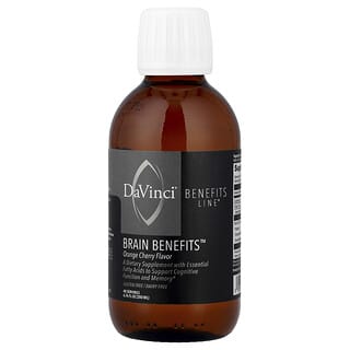 DaVinci Laboratories, Benefits 系列，Brain Benefit，橙櫻桃，6.76 液量盎司（200 毫升）