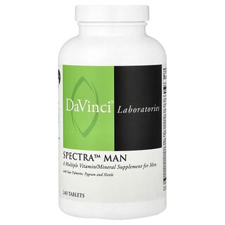 DaVinci Laboratories, Spectra Man, Meervoudige Vitamine/Mineraal, 240 tabletten