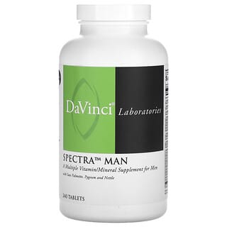 DaVinci Laboratories of Vermont, Spectra Man, Vitaminas y minerales múltiples`` 240 comprimidos