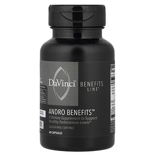DaVinci Laboratories, Linha de Benefícios, Benefícios da Andro, 60 Cápsulas