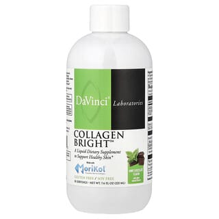 DaVinci Laboratories, Collagen Bright™, ciocolată cu mentă, 225 ml