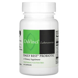 DaVinci Laboratories of Vermont (دافينشي لابوراتوريز أوف فيرمونت)‏, Daily Best Probiotic ، عدد 60 كبسولة