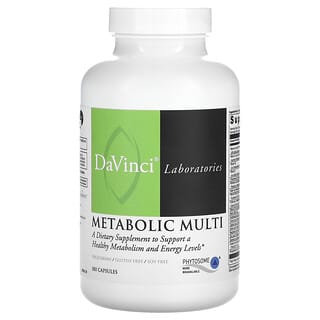 DaVinci Laboratories of Vermont, Metabolic Multi, 180 Capsules