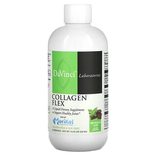 DaVinci Laboratories of Vermont, Collagen Flex, Chocolate con menta`` 225 ml (7,6 oz. Líq.)