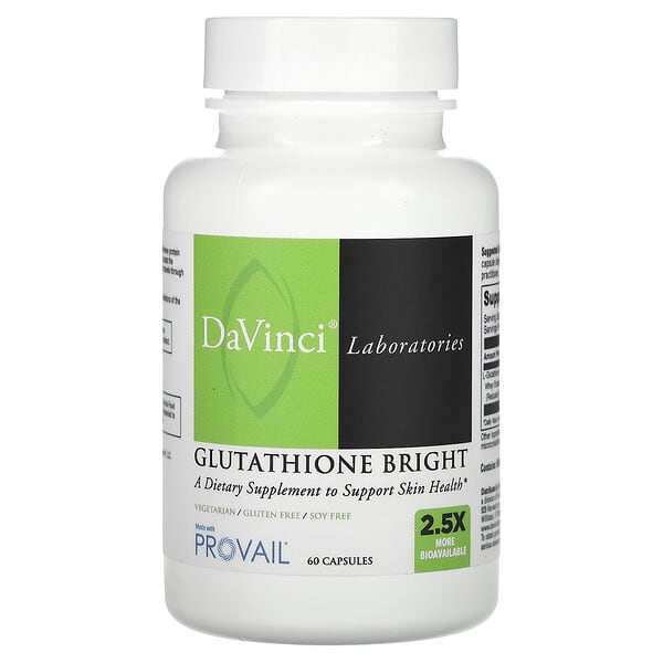 Glutathione Bright, 200 mg, 60 Capsules