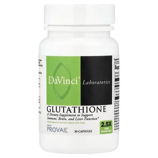DaVinci Laboratories, Glutathione, 30 Capsules (200 mg per Capsule)