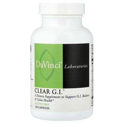 DaVinci Laboratories, Clear G.I.™, 120 Capsules