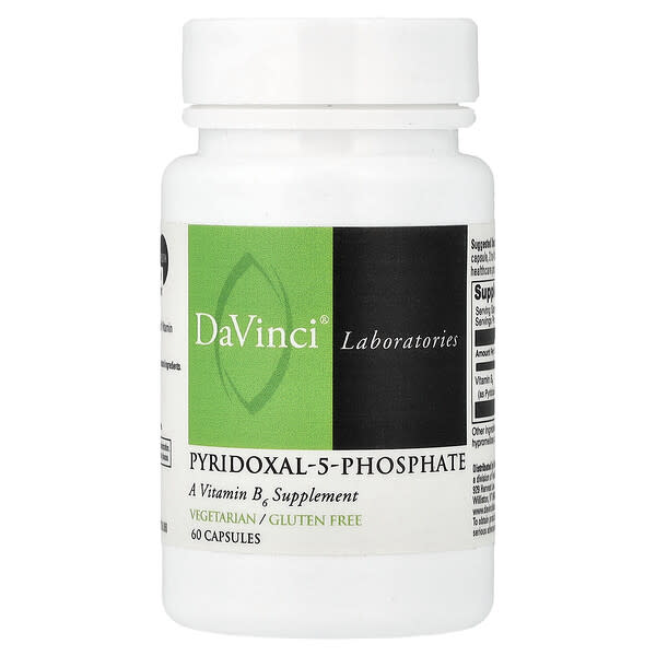 DaVinci Laboratories, Pyridoxal-5-Fosphate, 33.8 mg, 60 Kapsul