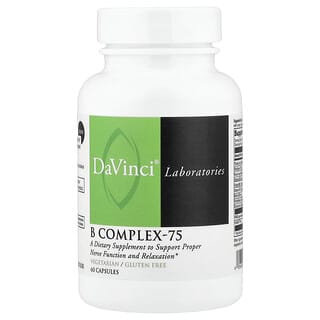 DaVinci Laboratories, 維生素 B 群複合物 -75，60 粒膠囊