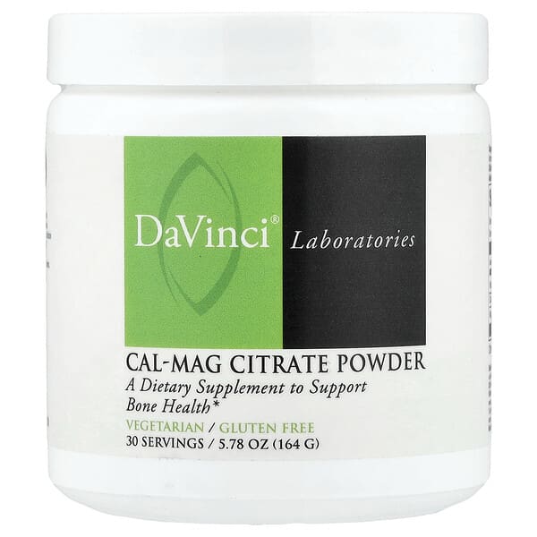 DaVinci Laboratories, Cal-Mag Citrate Powder, 5.78 oz (164 g) — product photo 1