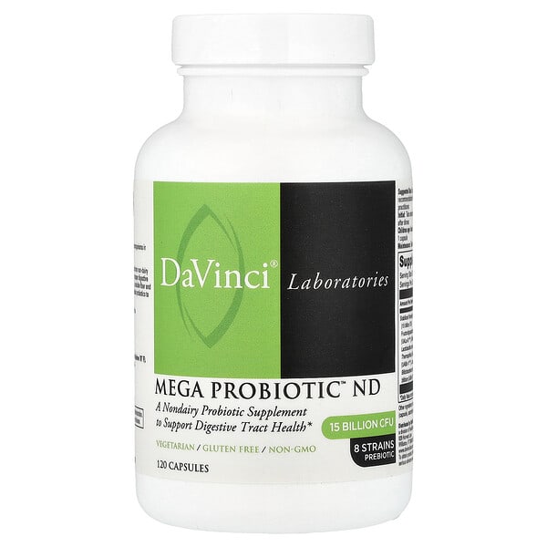 دافينشي لابوراتوريز ‏, Mega Probiotic ™ ND ، 120 كبسولة