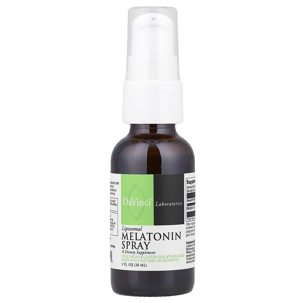 DaVinci Laboratories Liposomal Melatonin Spray, 1 fl oz (30 ml)