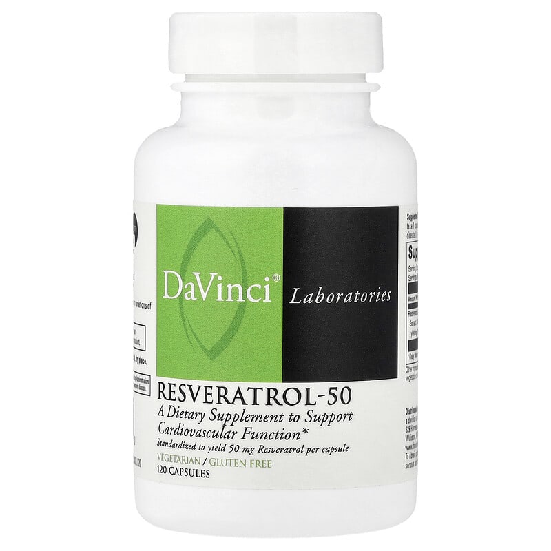 レスベラトロール-50、50mg、120粒