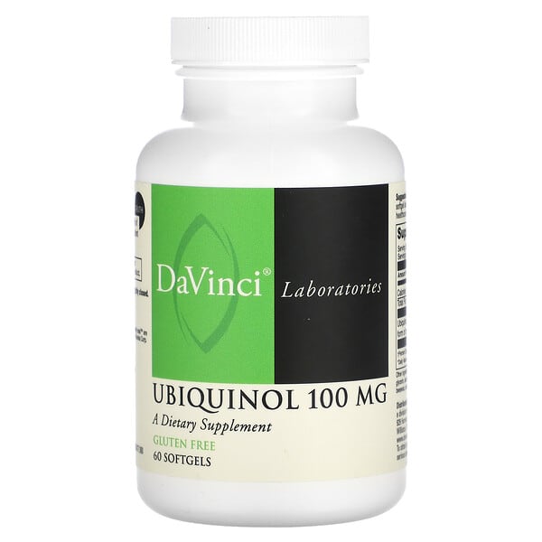 DaVinci Laboratories Ubiquinol, 100 mg, 60 Softgels