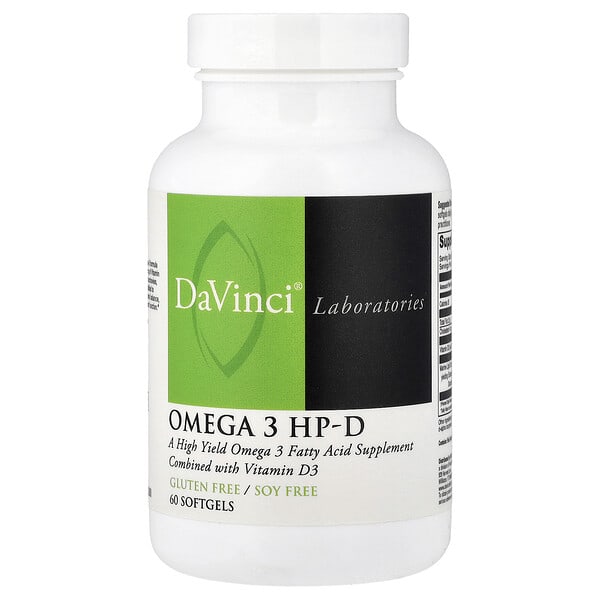 DaVinci Laboratories, 오메가3 HP-D, 소프트젤 60정