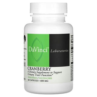 DaVinci Laboratories of Vermont, Cranberry, 400 mg, 60 Kapseln