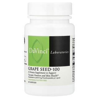 DaVinci Laboratories, Semilla de uva 100, 100 mg, 60 cápsulas