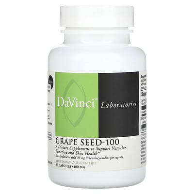 DaVinci Laboratories, Grape Seed Extract - 100, 100 mg, 90 Capsules