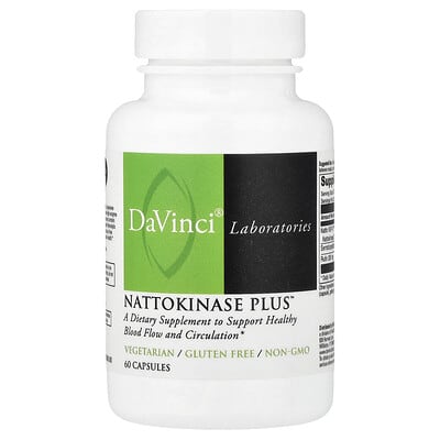 DaVinci Laboratories, Nattokinase+, 60 Capsules