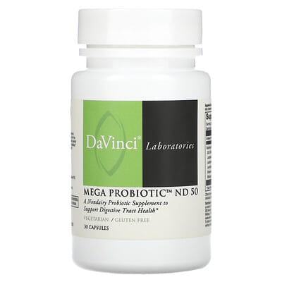 DaVinci Laboratories, Mega Probiotic ND 50, 30 Capsules