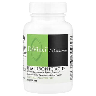 DaVinci Laboratories, Ácido Hialurônico, 60 Cápsulas (40 mg por Cápsula)