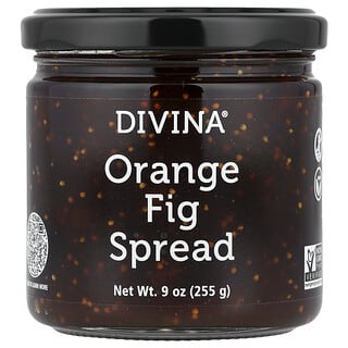 Divina, Tartinată de smochine cu portocale, 9 oz (255 g)