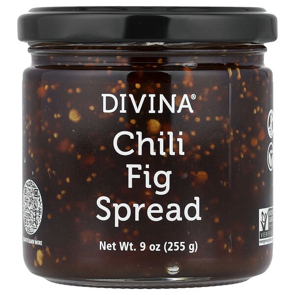 Divina, 칠리 무화과 스프레드, 255g(9oz)