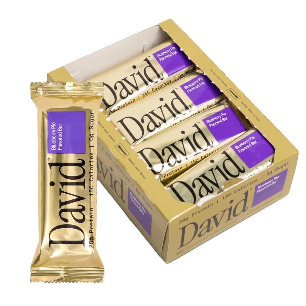 David Protein Bar, Blueberry Pie