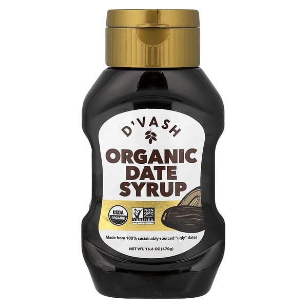 D'vash Organics, Organic Date Syrup, 470 g (16.6 oz)