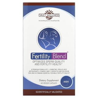 Daily Wellness Company, Fertility Blend, 남성용, 베지 캡슐 60정