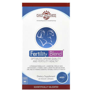 Daily Wellness Company, Fertility Blend, Para hombres, 60 cápsulas vegetales