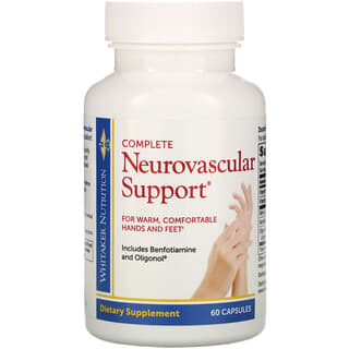 Whitaker Nutrition, Suporte Neurovascular Completo, 60 Cápsulas