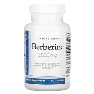 Whitaker Nutrition, Grado clínico, Berberina, 1500 mg, 90 cápsulas
