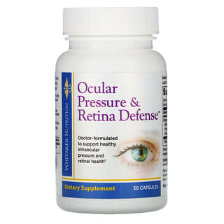 Whitaker Nutrition, كبسولة لحماية العين من الضغط والشبكية ، 30 كبسولة