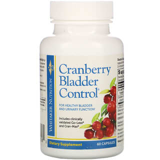 Whitaker Nutrition, Cranberry Bladder Control, 60 Capsules