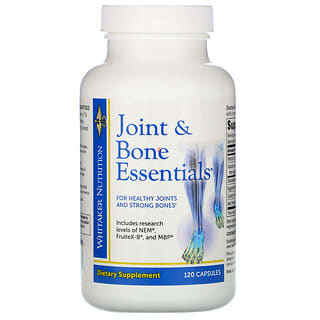 Whitaker Nutrition, Productos esenciales para los huesos y las articulaciones, 120 cápsulas