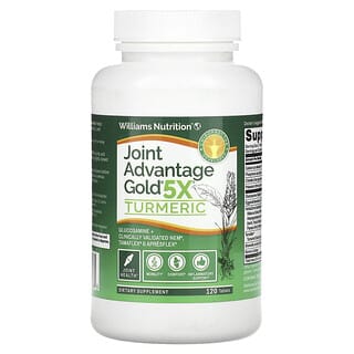 Williams Nutrition, Joint Advantage Gold, 5X Turmeric, 120 Tablets