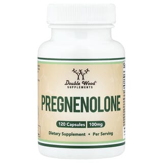 Double Wood Supplements‏, Pregnenolone ، 120 كبسولة (50 ملجم لكل كبسولة)
