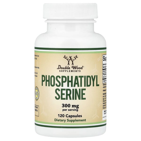 Double Wood Supplements, Phosphatidyl Serine, 120 Capsules (150 mg per Capsule) — product photo 1