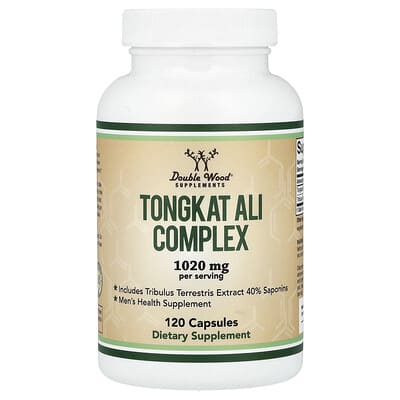 Double Wood Supplements, Tongkat Ali Complex, 120 Capsules