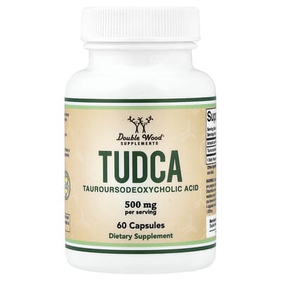 Double Wood Supplements, Tudca , 60 Capsules (250 mg per Capsule)