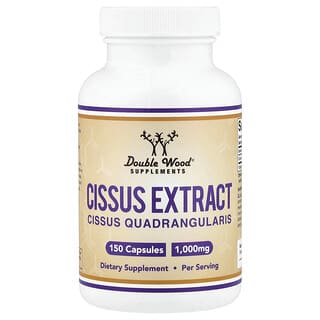 Double Wood Supplements, Ekstrak Cissus, 150 Kapsul (500 mg setiap Kapsul)