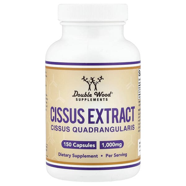 Double Wood Supplements, Cissus Extract, 150 Capsules (500 mg per Capsule) — product photo 1