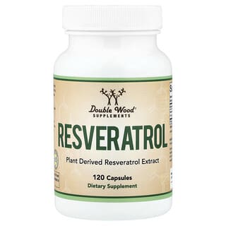 Double Wood Supplements, Resveratrol, 120 Capsules