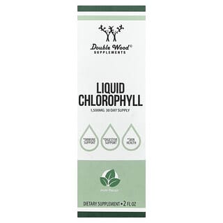 Double Wood Supplements, Chlorophylle liquide, Menthe, 2 ml