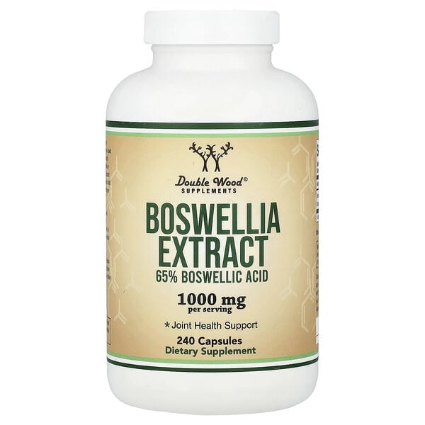 Double Wood Supplements, Boswellia Extract, 240 Capsules (500 mg per Capsule) — product photo 1