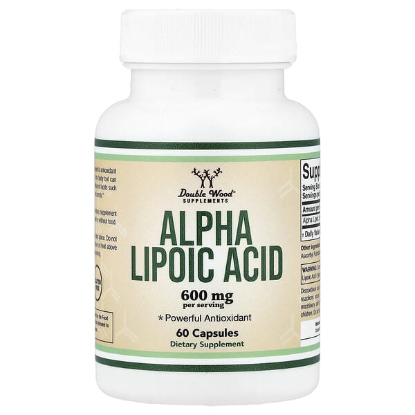 Double Wood Supplements, Alpha Lipoic Acid, 60 Capsules (300 mg per Capsule) — product photo 1