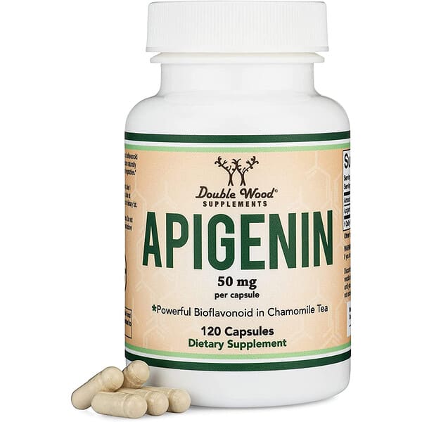 Double Wood Supplements, Apigenin, 50 mg, 120 Capsules — product photo 1